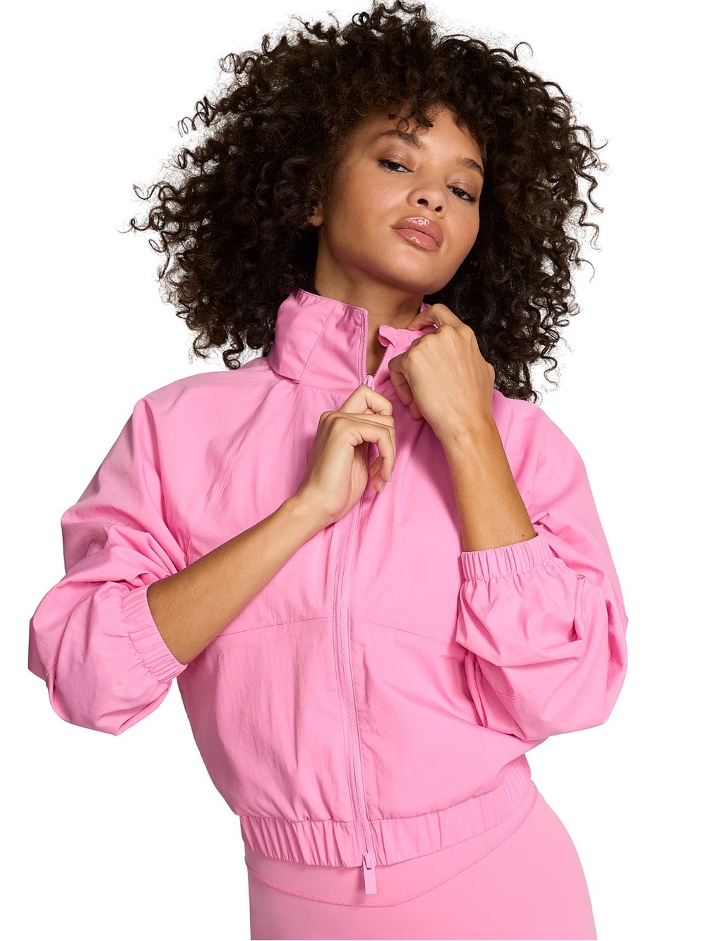 Victoria’s Secret XL Pink Sugar VSX Power Parachute Full Zip Jacket